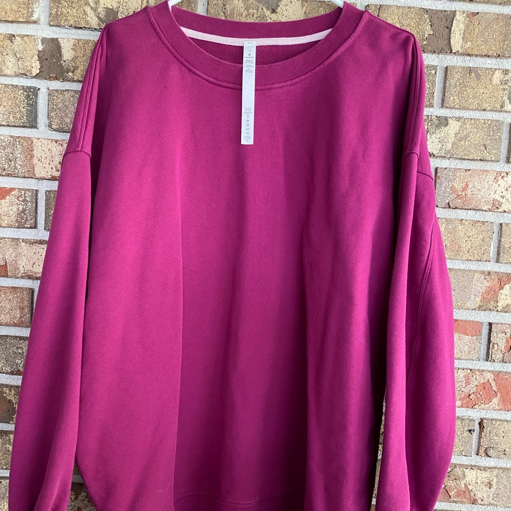 Lululemon perfectly oversized crew 12